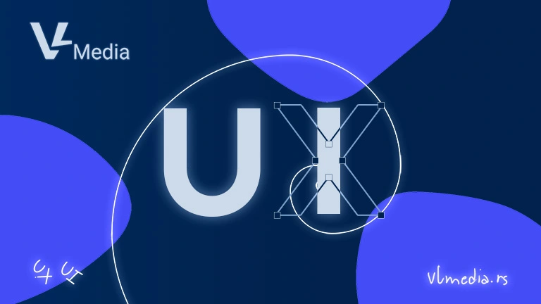Ilustracija UI UX dizajna